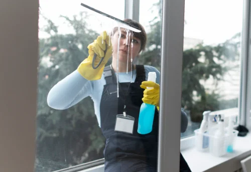 Nettoyage de vitres intérieures et extérieures à la Chaise-Baudouin